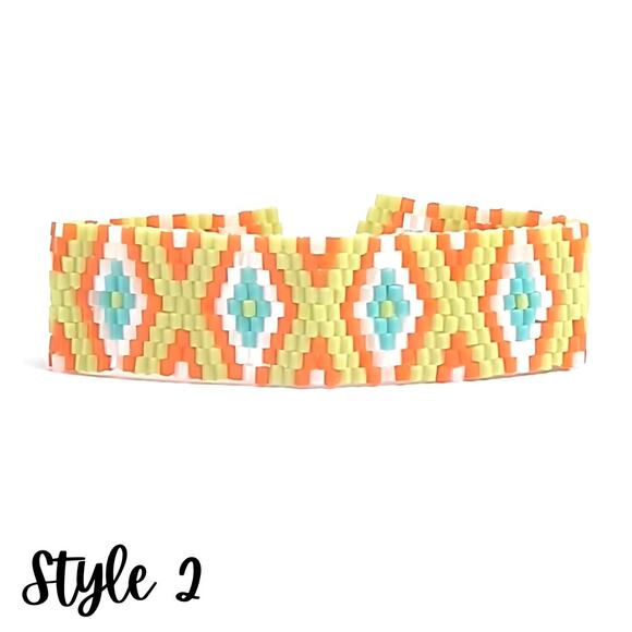 3 for $15 - Seed Bead Adjustable Bracelets Boho Friendship - Picture 3 of 8